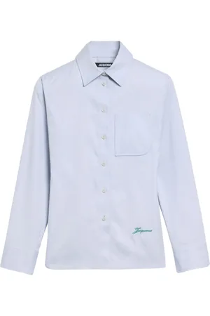 Jacquemus Ash Grey Shirt with Button Closure