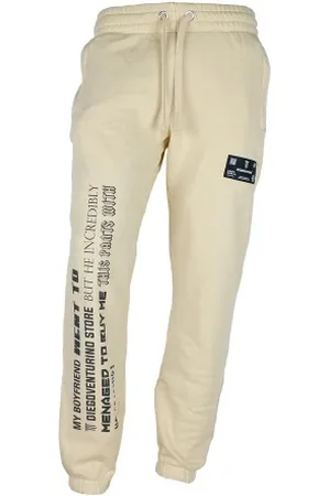 DIEGO VENTURINO Printed Cotton Tracksuit Trousers