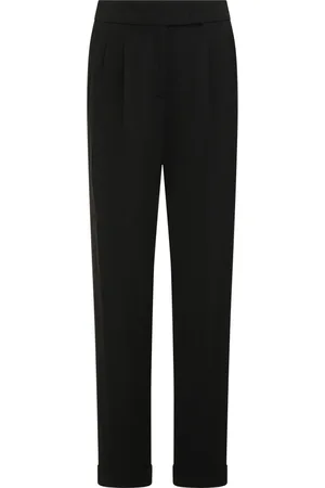 PESERICO SIGN Straight Trousers, female, , L, Viscose Trousers with Pockets and Elastane