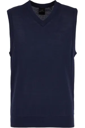 Armani Exchange Sleveless Knitwear, male, , XL, Cotton Jumper