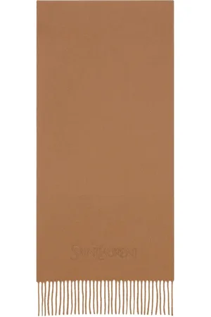 Saint Laurent Cashmere Logo Scarf