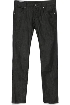 Incotex Slim-fit Jeans, male, , W33, Logo Patch Jeans Zipper Button