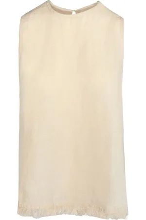 Hest HÉST, Sleeveless Tops, female, , XS, Lila Linen Woven Top Summer