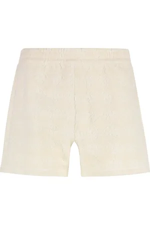 Tory Burch Short Shorts, female, , M, Jacquard Logo Terry Cloth Shorts
