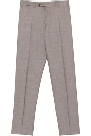 CANALI Suit Trousers, male, , M, Wool trousers with hidden details