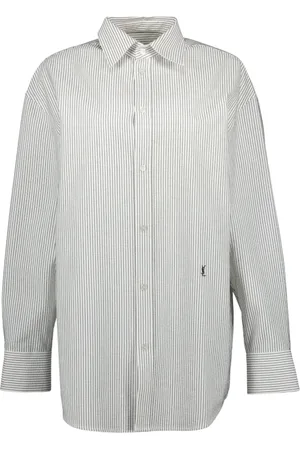 Saint Laurent Striped Cassandre Shirt