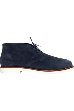 Hogan Lace-up Boots, male, , 8 UK, Suede Laced Shoes