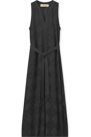 Mos Mosh Maxi Dresses, female, , M, Elegant Lace Dress Black
