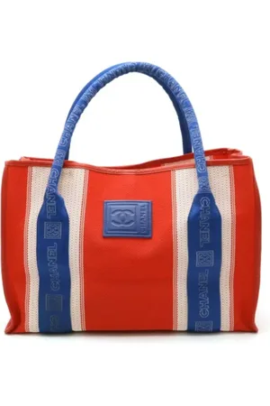 CHANEL Pre-owned Tote Bags, female, , ONE SIZE, Pre-owned Canvas shoulder-bags