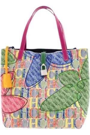 Carolina Herrera Locked M Jasmine Handbag