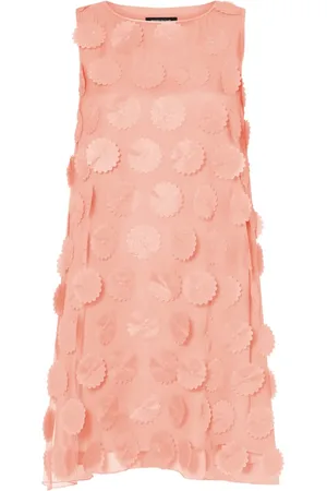 Bruuns Bazaar Peachy Dress with Organza Flowers