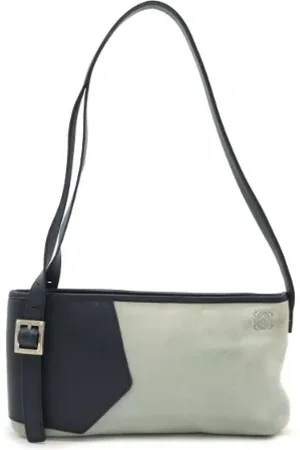 Loewe Pre-owned Shoulder Bags, female, , ONE SIZE, Pre-owned Suede shoulder-bags