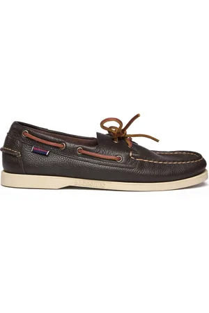 SEBAGO Sailor Shoes, male, , 10 UK, Leather Yachting Loafers Non-Slip Sole