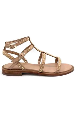 Ash Flat Sandals, female, , 4 UK, Leather Sandal with Buckle Closure