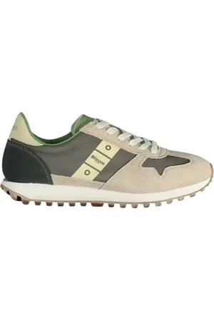 Blauer Sneakers, male, , 11 UK, Beige Lace-Up Trainers