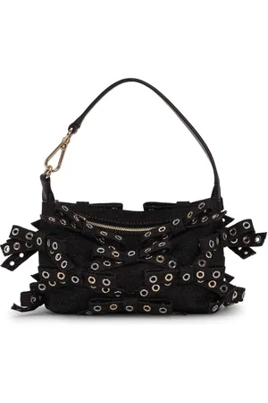 Ganni Handbags, female, , ONE SIZE, Butterfly Denim Tote Bag