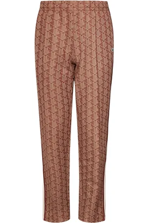 Lacoste Slim-fit Trousers, male, , M, Elasticated Waist Trousers with Stripes