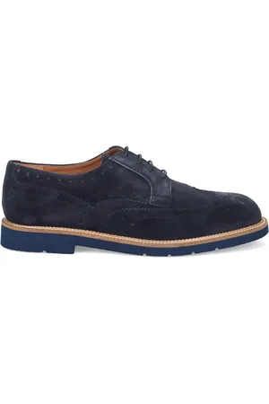 SANGIORGIO Laced Shoes, male, , 6 UK, Suede Classic Shoe