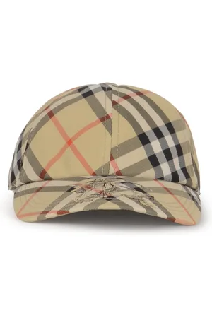 Burberry Caps, male, , M, Check Baseball Hats