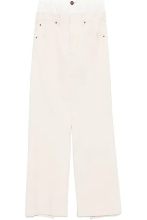 Maison Margiela Denim Long Skirt with Slits