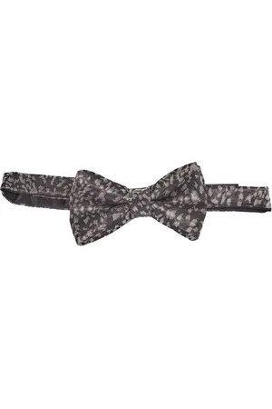 Paul Smith Leopard Lurex Pre-tied Bow Tie