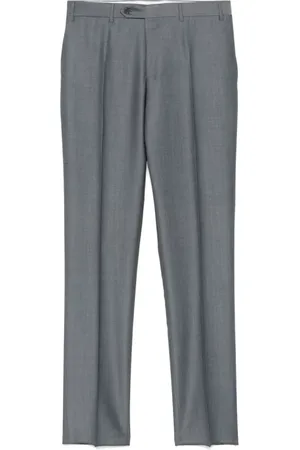 CANALI Suit Trousers, male, , XL, Slate Dress Trousers