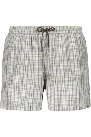 MOORER Beachwear, male, , XL, Quick Dry Swim Shorts with Motif