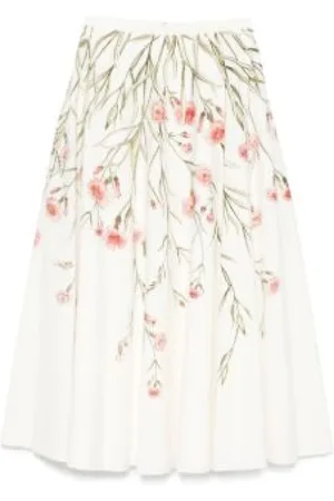 Giambattista Valli Midi Skirts, female, , XS, Printed Flared Skirt in