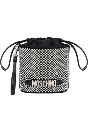 Moschino Clutches, female, , ONE SIZE, Rhinestone Bucket Bag Aw23