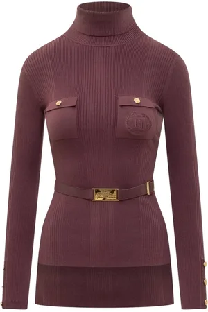 Elisabetta Franchi Turtlenecks, female, , L, Stylish Jumpers for Every Occasion