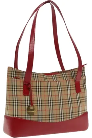 Burberry Pre-owned Tote Bags, female, , ONE SIZE, Pre-owned Canvas handbags