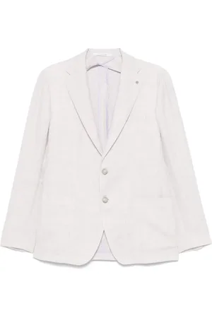 TAGLIATORE Blazers, male, , 2XL, Linen/wool jacket