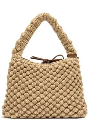 Gianni chiarini Bubble Effect Pouch with Synthetic Details