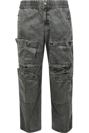 Diesel Straight Jeans, male, , S, Cargo Trousers with elastic waistband
