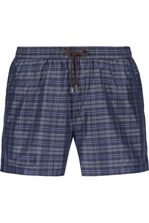 MOORER Beachwear, male, , L, Quick Dry Swim Shorts with Motif