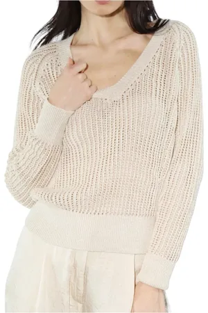 MARELLA Round-neck Knitwear, female, , S, Jumper with Lurex Details