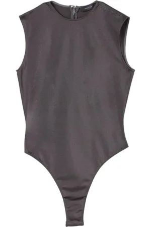 MUGLER Body, male, , S, Grey Sleeveless Top