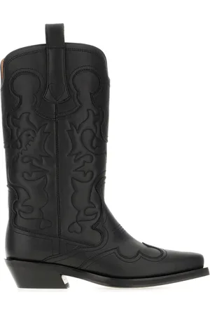 Ganni Cowboy Boots, female, , 7 UK, Chic Leather Boots for Women