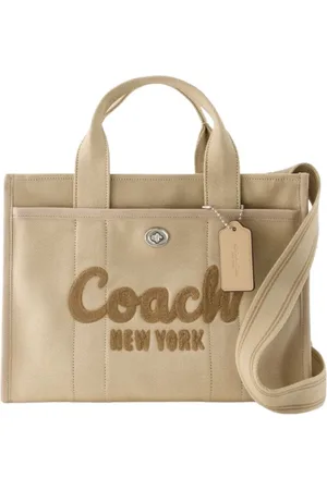 Coach Tote Bags, female, , ONE SIZE, Neutral Canvas Tote Bag