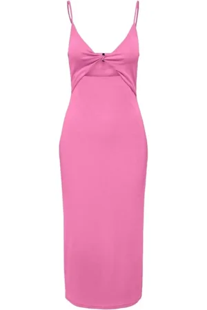 ONLY Fuchsia One-Shoulder Dress
