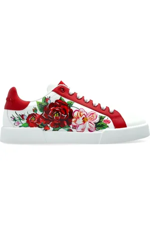 Dolce & Gabbana Floral motif sports shoes
