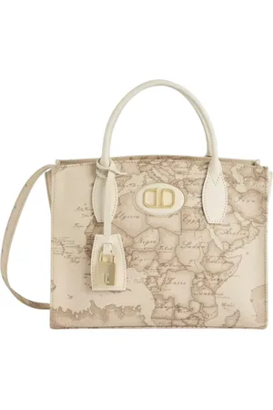 ALVIERO MARTINI 1A CLASSE Handbags, female, , ONE SIZE, Sand Safari Geo Handbag