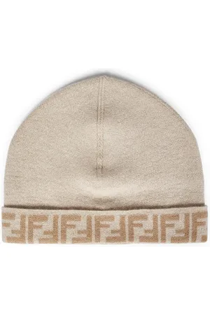 Fendi Hats & Caps, unisex, , M, Jacquard Reversible Wool Cashmere Hat