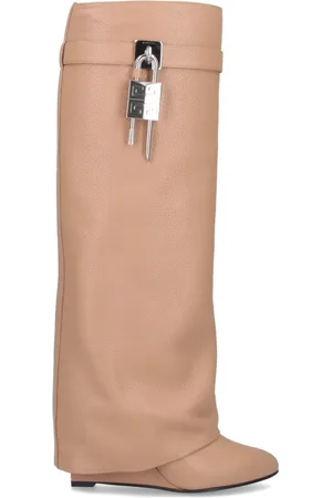 Givenchy Leather Wedge Heel Boots