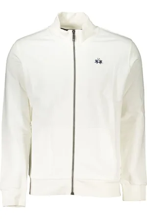 La Martina Zip-throughs, male, , XL, Elegant Fleece Sweatshirt Regular Fit