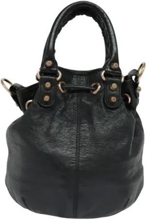 Balenciaga Pre-owned Bucket Bags, female, , ONE SIZE, Pre-owned Leather handbags