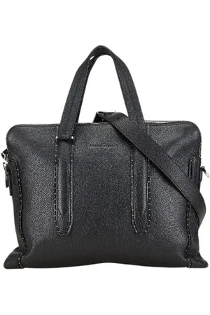 Salvatore Ferragamo Pre-owned Handbags, female, , ONE SIZE, Pre-owned Leather briefcases