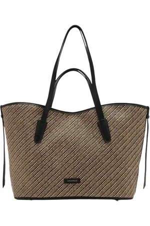 Coccinelle Straw Woven Hand and Shoulder Bag