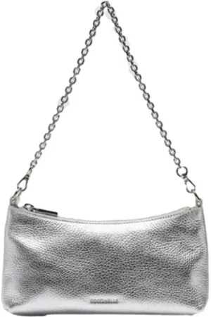Coccinelle Shoulder Bags, female, , ONE SIZE, Silver Aura Bags for Women