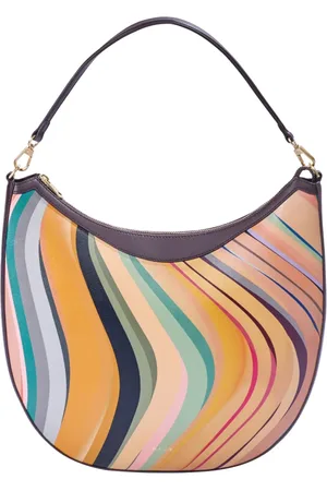 Paul Smith Shoulder Bags, female, , ONE SIZE, Dusky Swirl Leather Hobo Bag